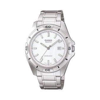 Casio Jam Tangan Pria - Stainless Steel - Silver - MTP-1244D-7ADF  