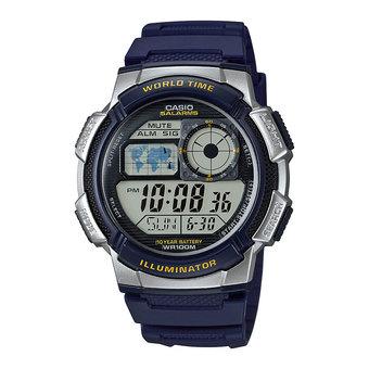 Casio - Jam Tangan Pria Wanita - Biru - Strap Karet - AE-1000W-2AVDF  