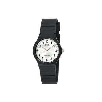 Casio - Jam Tangan Pria Wanita - Hitam - Strap Karet - MQ-24-7B3LDF  