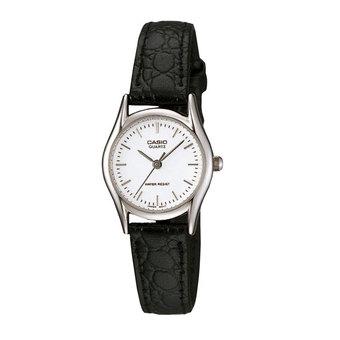 Casio - Jam Tangan Pria Wanita - Hitam - Strap Kulit - LTP-1094E-7ARDF  