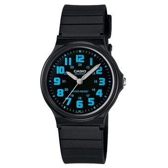 Casio Jam Tangan Unisex-Hitam Biru-MQ71-2B  