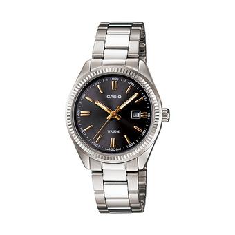 Casio Jam Tangan Wanita Analog Stainless Steel Original LTP-1302D-1A2V - Silver  