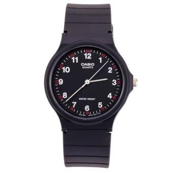 Casio - Jam Tangan Wanita - Hitam - Strap Karet - MQ-24-1BLDF  