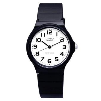 Casio - Jam Tangan Wanita - Hitam - Strap Karet - MQ-24-7B2LDF  