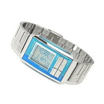 Casio Jam Tangan Wanita LA-201W-2A2UDF - Silver biru  