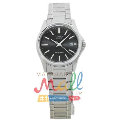 Casio Jam Tangan Wanita LTP 1183A 1ADF Stainless Steel - Silver