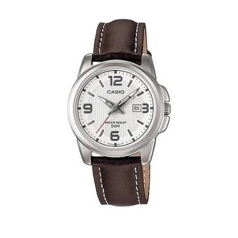 Casio Jam Tangan Wanita LTP-1314L-7AVDF - Coklat Putih  