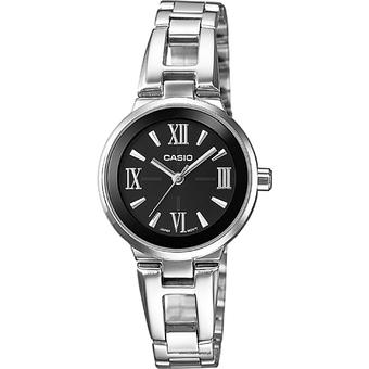 Casio Jam Tangan Wanita LTP-1340D-1ADF - Silver hitam  