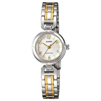 Casio Jam Tangan Wanita LTP-1373SG-7ADF - Silver gold  