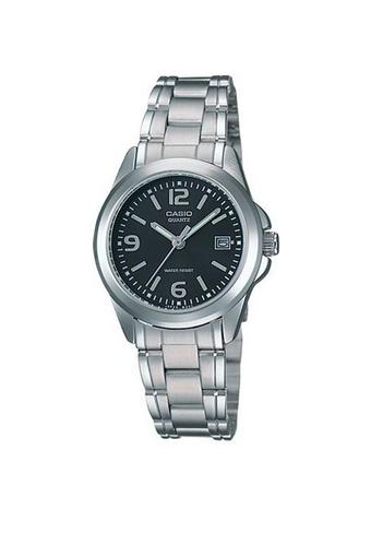 Casio Jam Tangan Wanita - Putih - Strap Stainless Steel - Analog LTP-1215A-1ADF  