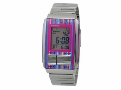 Casio LA 201W 4CDF jam tangan Wanita 43mm-silver