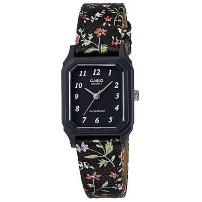 Casio LQ-139LB-1BDF - Analog Watch - Jam Tangan Wanita - Cloth Band - Petite Size - Hitam