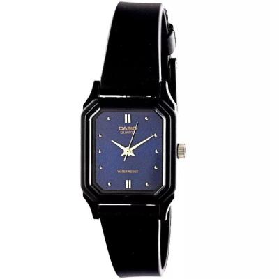 Casio - LQ-142E-2ADF - Jam Tangan Wanita - Strap Karet - Black