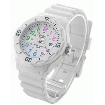 Casio LRW-200H-7B-Jam Tangan Wanita-Silver-Rubber  