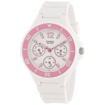 Casio LRW-250H-4AV-Jam Tangan Wanita-Pink- Rubber  