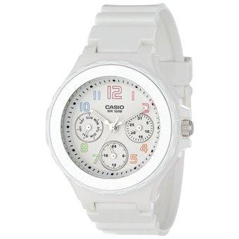 Casio LRW-250H-7B-Jam Tangan Wanita-Silver-Rubber  