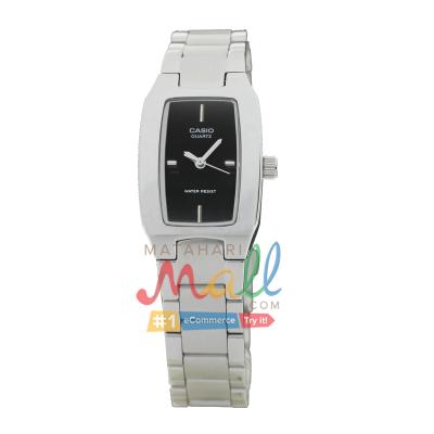 Casio LTP 1165A 1CDF Jam Tangan Wanita Strap Stainless Steel - Putih Hitam