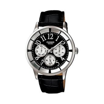 Casio LTP 2084L-1BV-Jam Tangan Wanita-Hitam-Kulit  