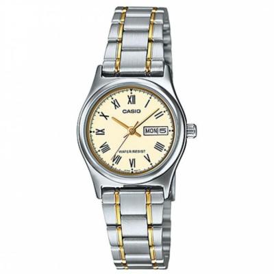 Casio LTP-V006SG-9BUDF Jam Tangan Wanita - Silver Gold