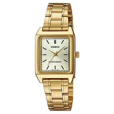 Casio - LTP-V007G-9EUDF - Jam Tangan Wanita - Strap Stainless - Gold