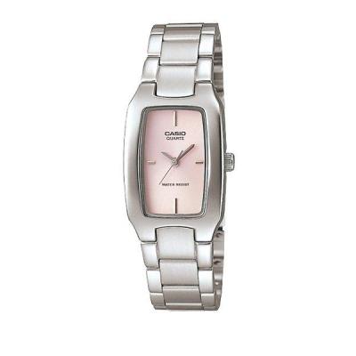 Casio Ladies Analog LTP-1165A-4CDF Jam Tangan Wanita Stainless Steel - Pink