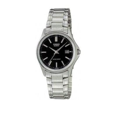 Casio Ladies Analog LTP-1183A-1ADF Jam Tangan Wanita Stainless Steel - Hitam