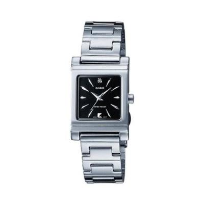 Casio Ladies Analog LTP-1237D-1A2DF Jam Tangan Wanita Stainless Steel - Black