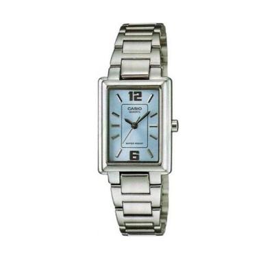 Casio Ladies Analog LTP-1238D-2ADF Jam Tangan Wanita Stainless Steel - Blue