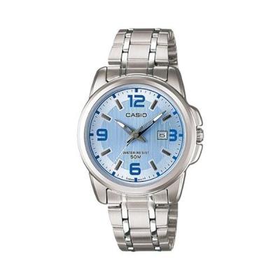 Casio Ladies Analog LTP-1314D-2AVDF Jam Tangan Wanita Stainless Steel - Blue