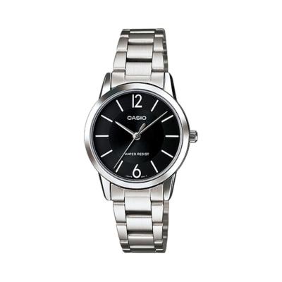 Casio Ladies Analog LTP-1377D-1BDF Jam Tangan Wanita - Hitam