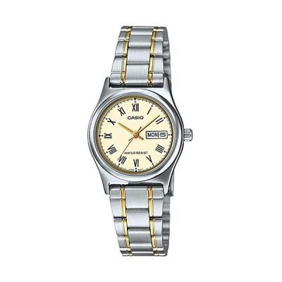 Casio Ladies Analog LTP-V006SG-9BUDF Jam Tangan Wanita - Gold Silver