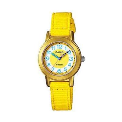 Casio Ladies Standard LTR-17B-9BVDF Jam Tangan Wanita Cloth Band - Yellow