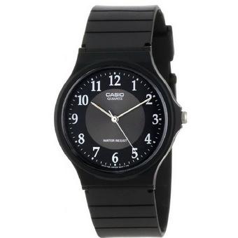 Casio MQ24-1B3LDF - Unisex - Hitam - Strap Karet  