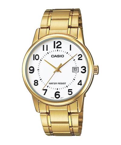 Casio MTP-V002G-7B Jam Tangan Pria Stainless stell 45mm - Gold