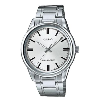 Casio MTP-V005D-7AUDF - Analog Watch - Jam Tangan Pria - Stainless Steel Band - Silver