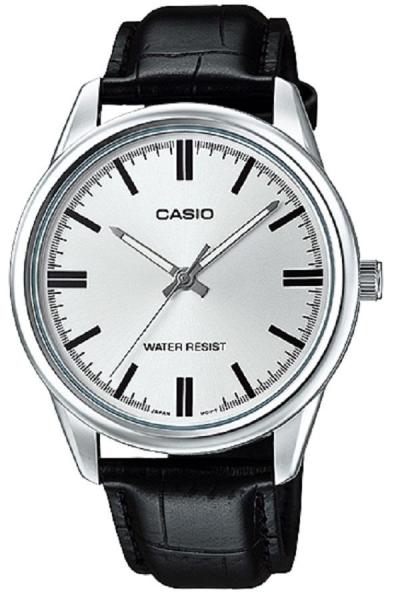 Casio MTP-V005L-7AUDF - Analog Watch - Jam Tangan Pria - Strap Kulit - Hitam