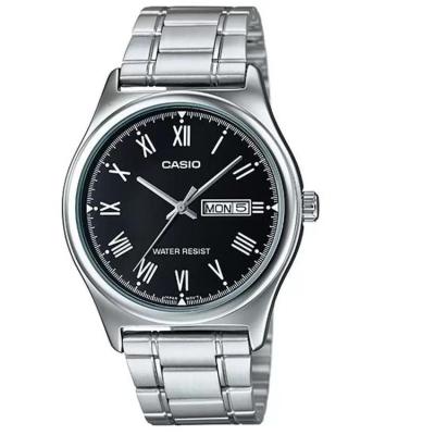 Casio MTP-V006D-1BUDF - Analog Watch - Jam Tangan Pria - Stainless Steel Band - Silver