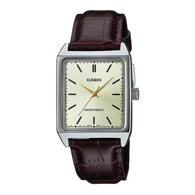 Casio - MTP-V007L-9EUDF - Jam Tangan Pria - Strap Leather - Brown