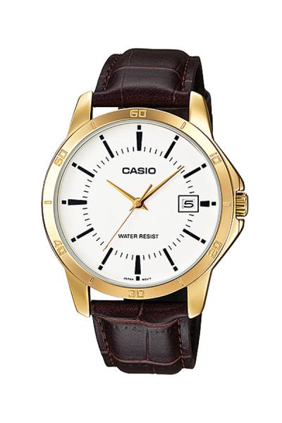 Casio MTPV004GL7A Standard Jam Tangan Pria - Cokelat