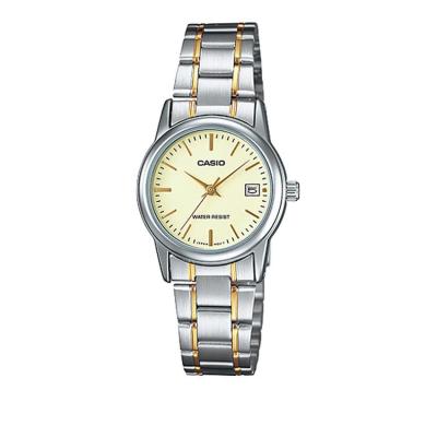 Casio Man Analog LTP-V002SG-9AUDF Jam Tangan Wanita Stainless Steel - Multi Colour