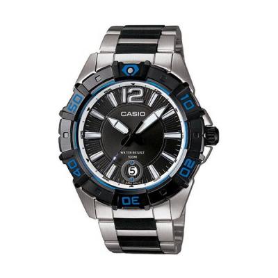 Casio Man Analog MTD-1070D-1A1VDF Jam Tangan Pria Stainless Steel - Black