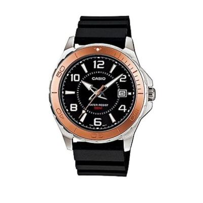 Casio Man Analog MTD-1074-1AVDF Jam Tangan Pria Resin - Black