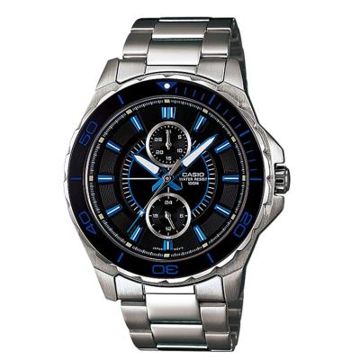 Casio Man Analog MTD-1077D-1A1VDF Jam Tangan Pria - Hitam