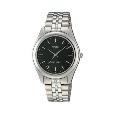 Casio Man Analog MTP-1129A-1AH Jam Tangan Pria Stainless Steel - Black