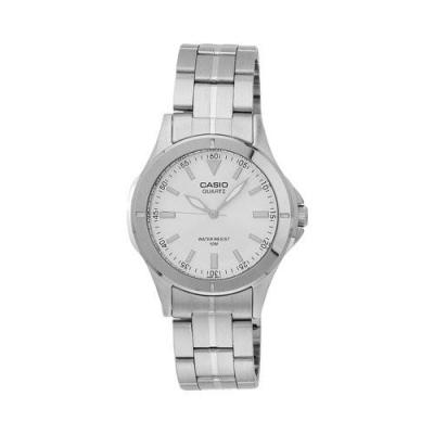 Casio Man Analog MTP-1214A-7AVDF Jam Tangan Pria Stainless Steel - White