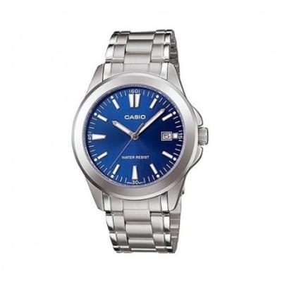 Casio Man Analog MTP-1215A-2A2DF Jam Tangan Pria Stainless Steel - Blue