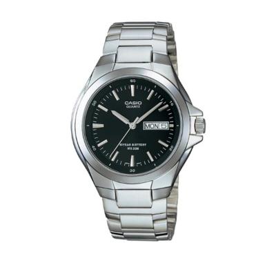 Casio Man Analog MTP-1228D-1AVDF Jam Tangan Pria Stainless Steel - Black