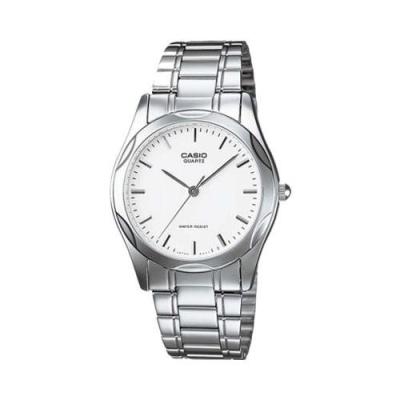 Casio Man Analog MTP-1275D-7ADF Jam Tangan Pria Stainless Steel - White