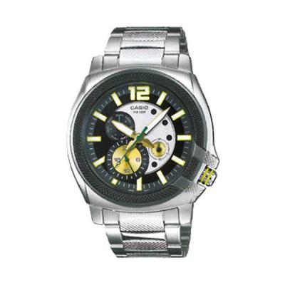 Casio Man Analog MTP-1316D-9AVDF Jam Tangan Pria Stainless Steel - Kuning Hitam