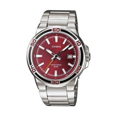 Casio Man Analog MTP-1329D-5AVDF Jam Tangan Pria - Merah